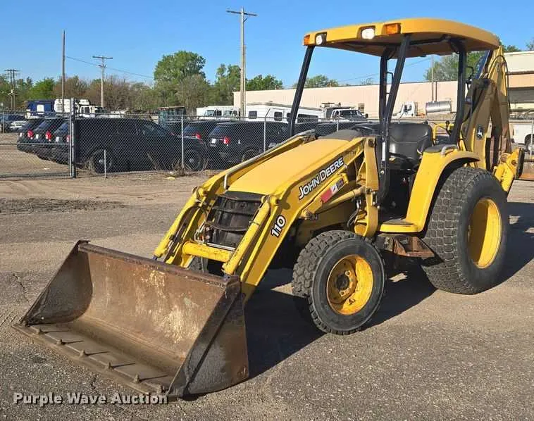 110 john deere backhoe specs