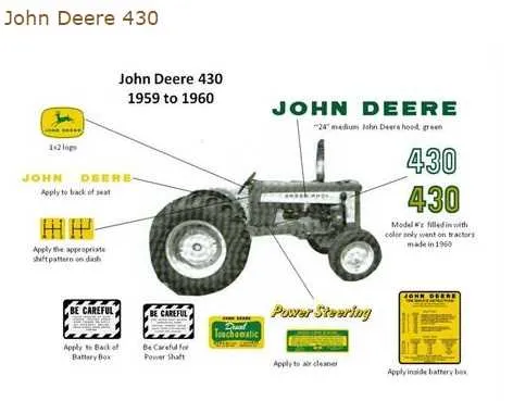 1959 john deere 430 specs