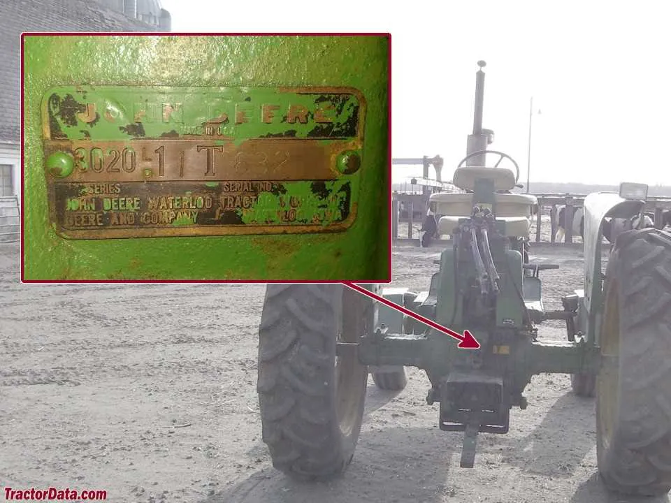 1970 john deere 3020 specs