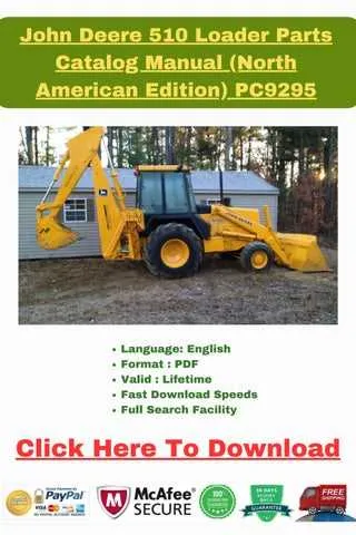 1985 john deere 510 backhoe specs