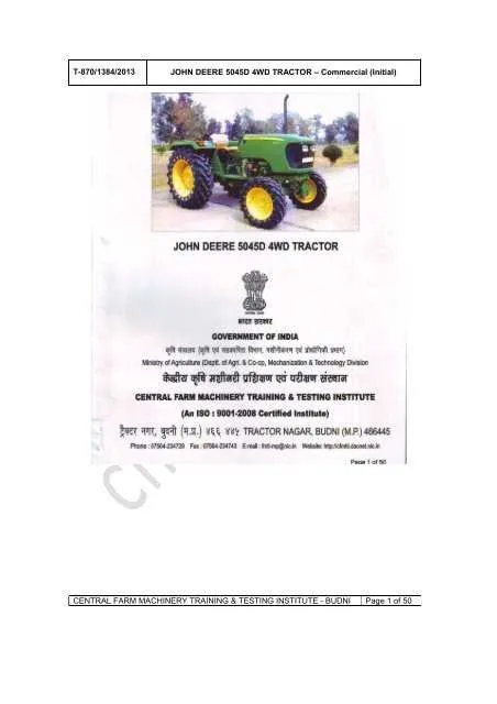 1996 john deere 870 specs