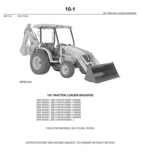 2006 john deere 110 specs 2006 john deere 110 specs