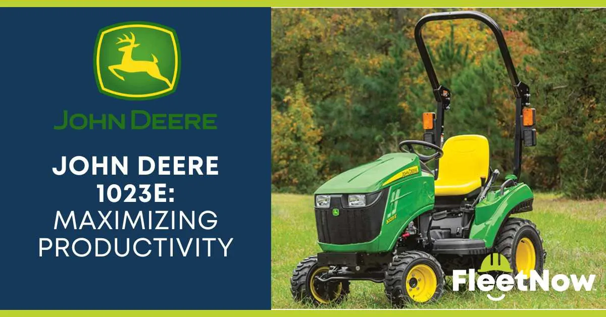 2011 john deere 1023e specs