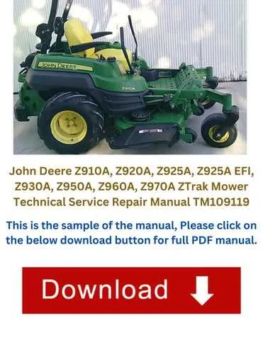 2011 john deere z920a specs