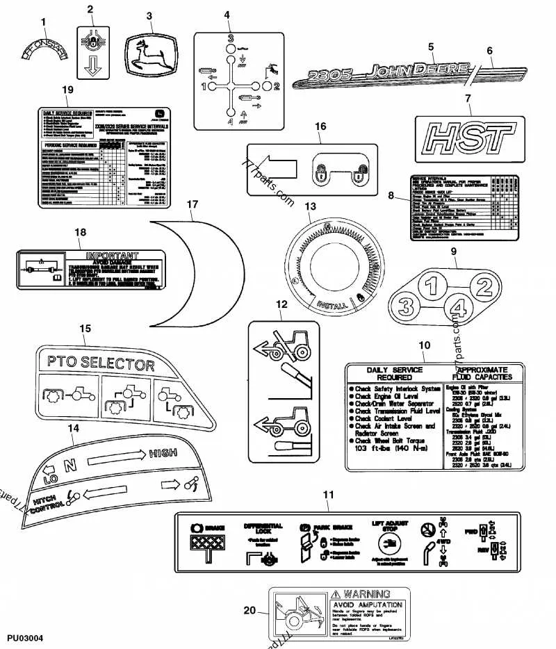 2012 john deere 2305 specs