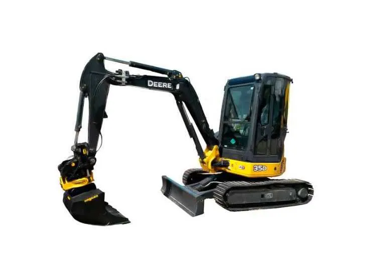 2013 john deere 35d hydraulic mini excavator spec
