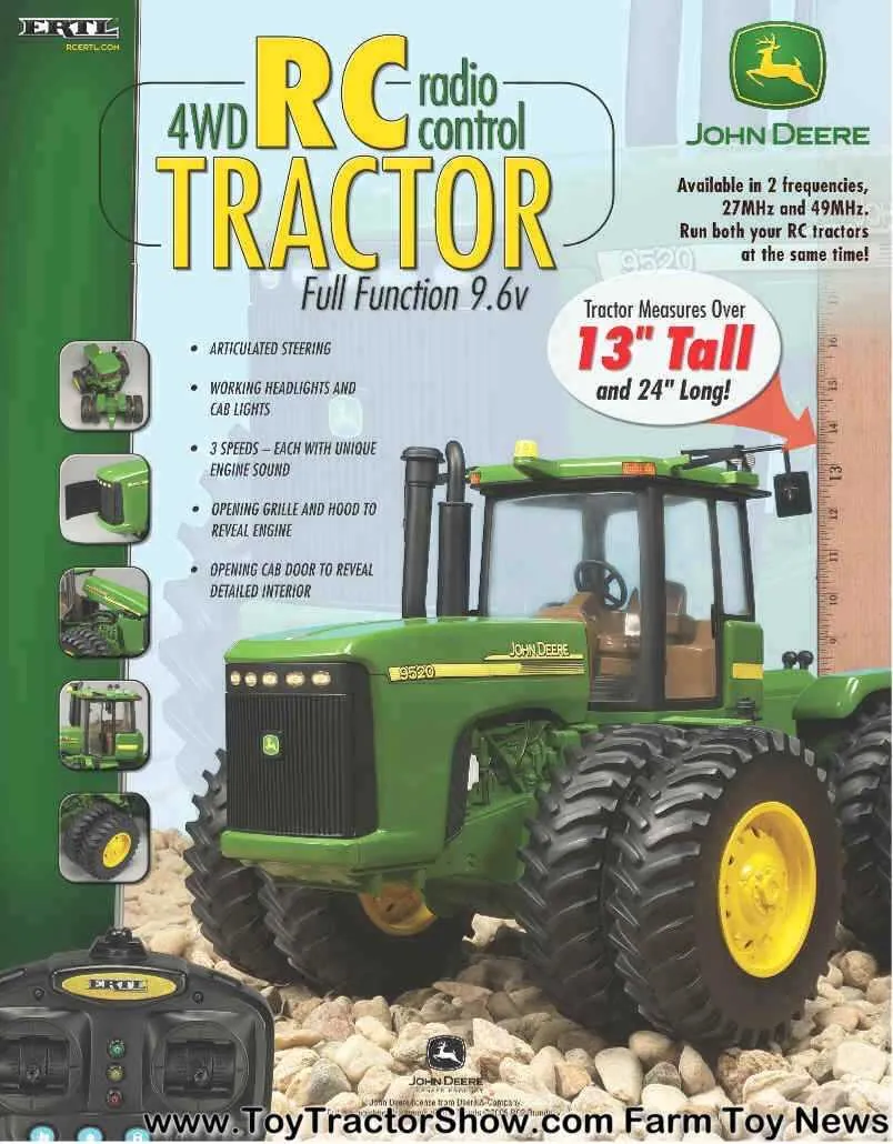 9520 john deere specs
