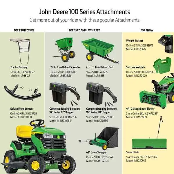 john deere 120 mower specs john deere 120 mower specs