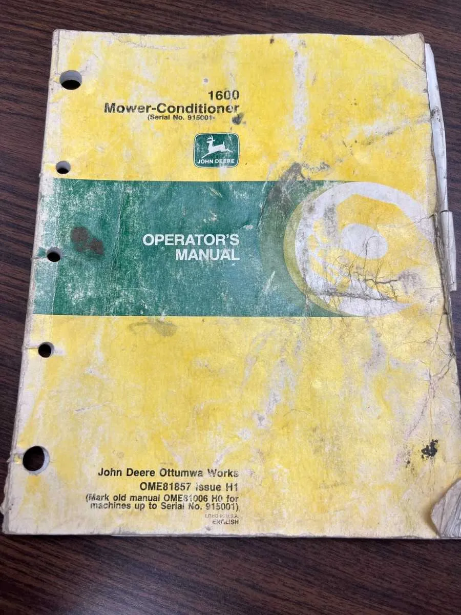 john deere 1600 mower conditioner specs john deere 1600 mower conditioner specs