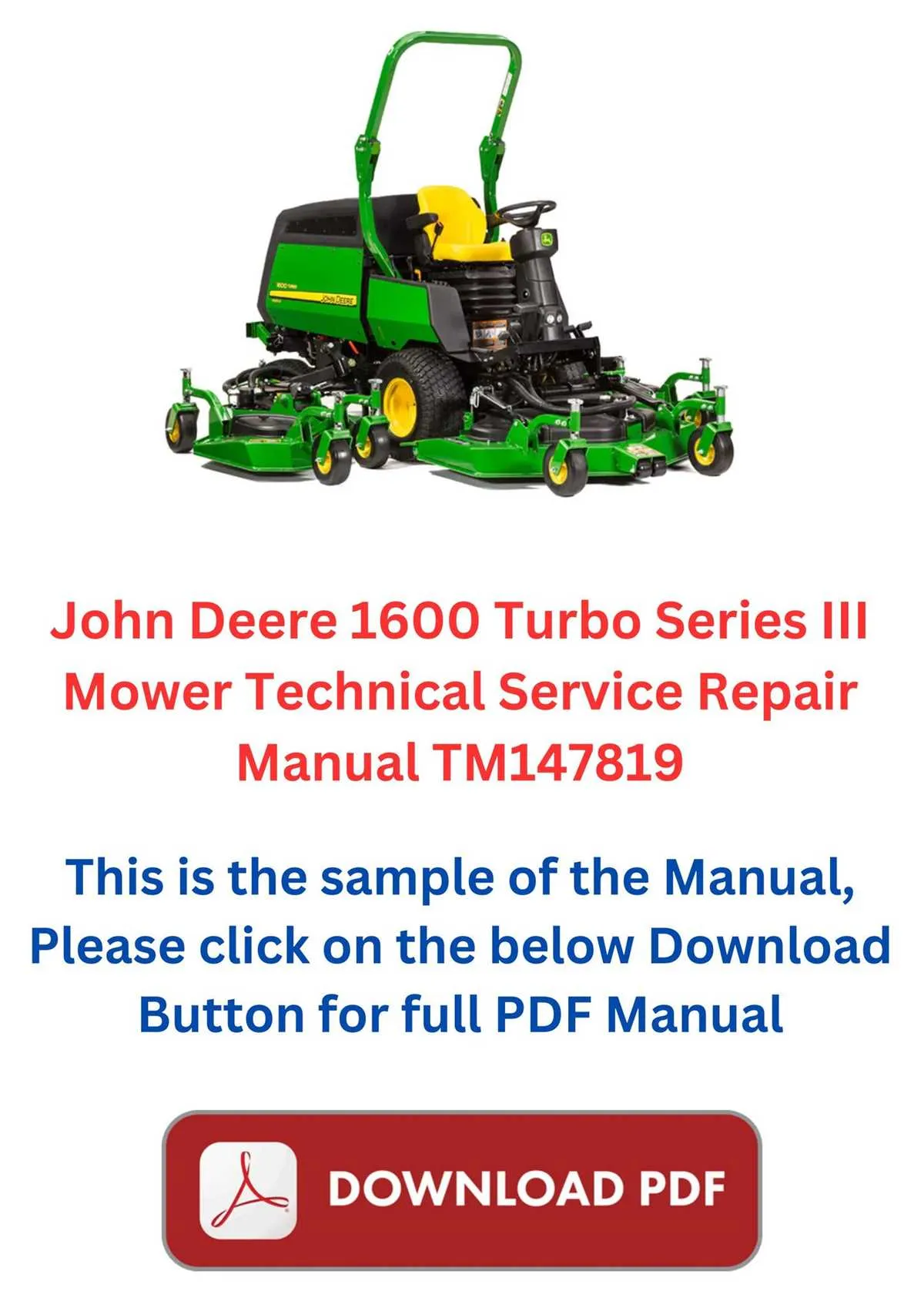 john deere 1600 turbo series 2 specs