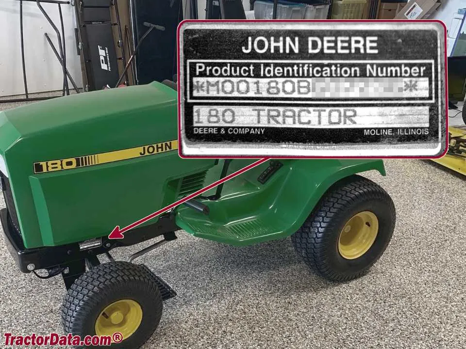 john deere 185 tractor specs