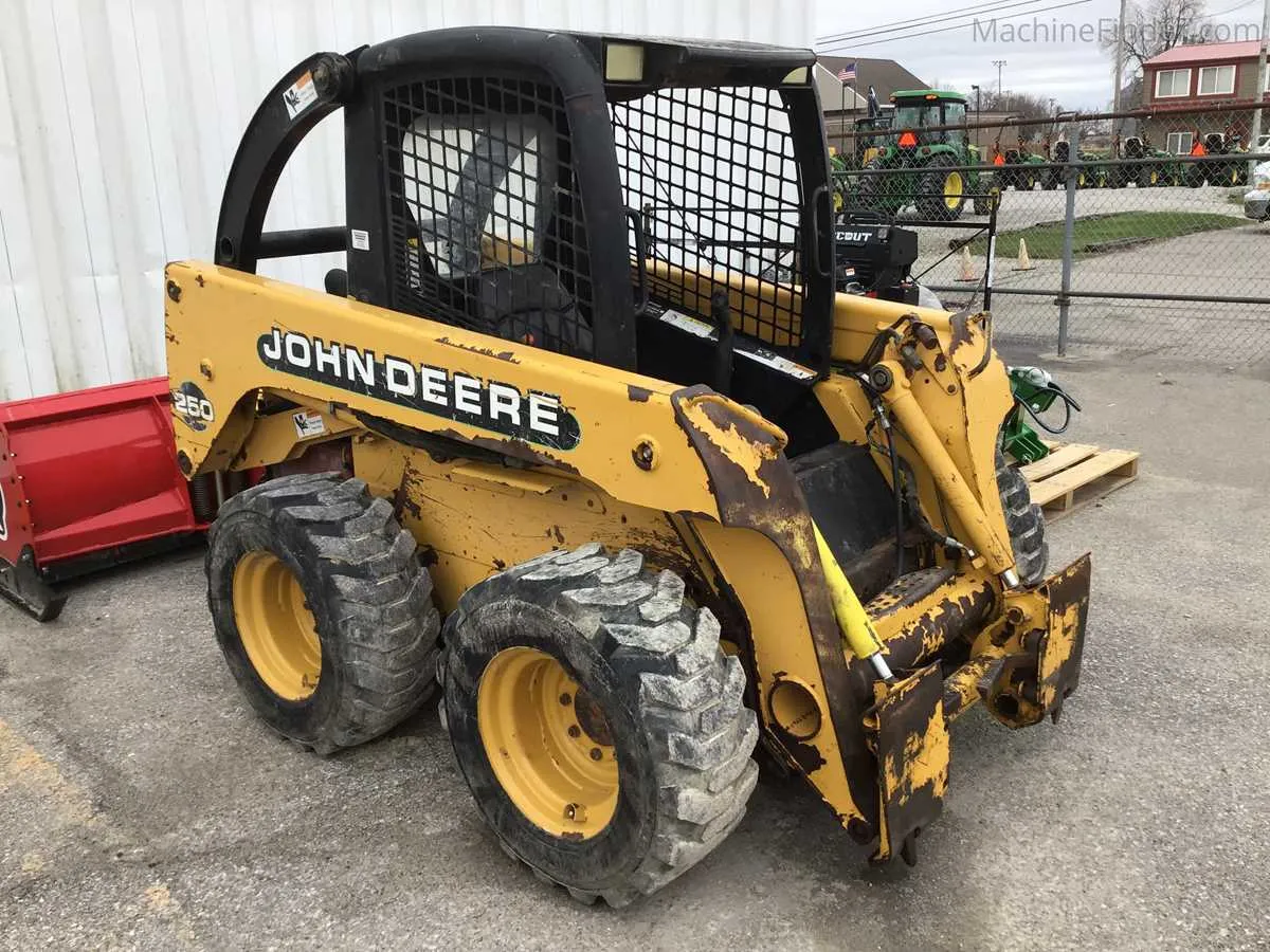 john deere 250 skid steer loader specs