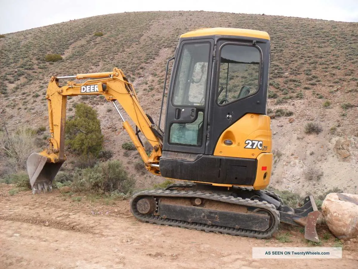 john deere 27c mini excavator specs