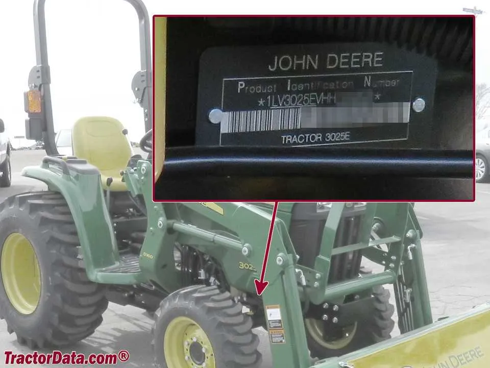 john deere 3033e specs