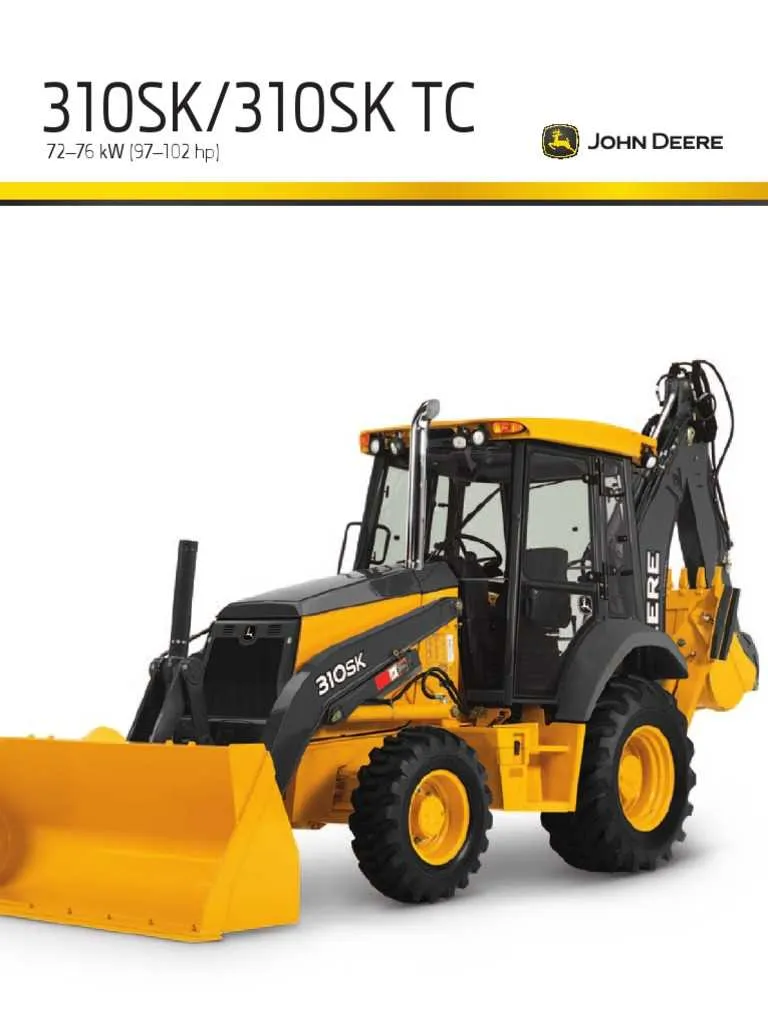 john deere 310 sk loader backhow specs diesel engine