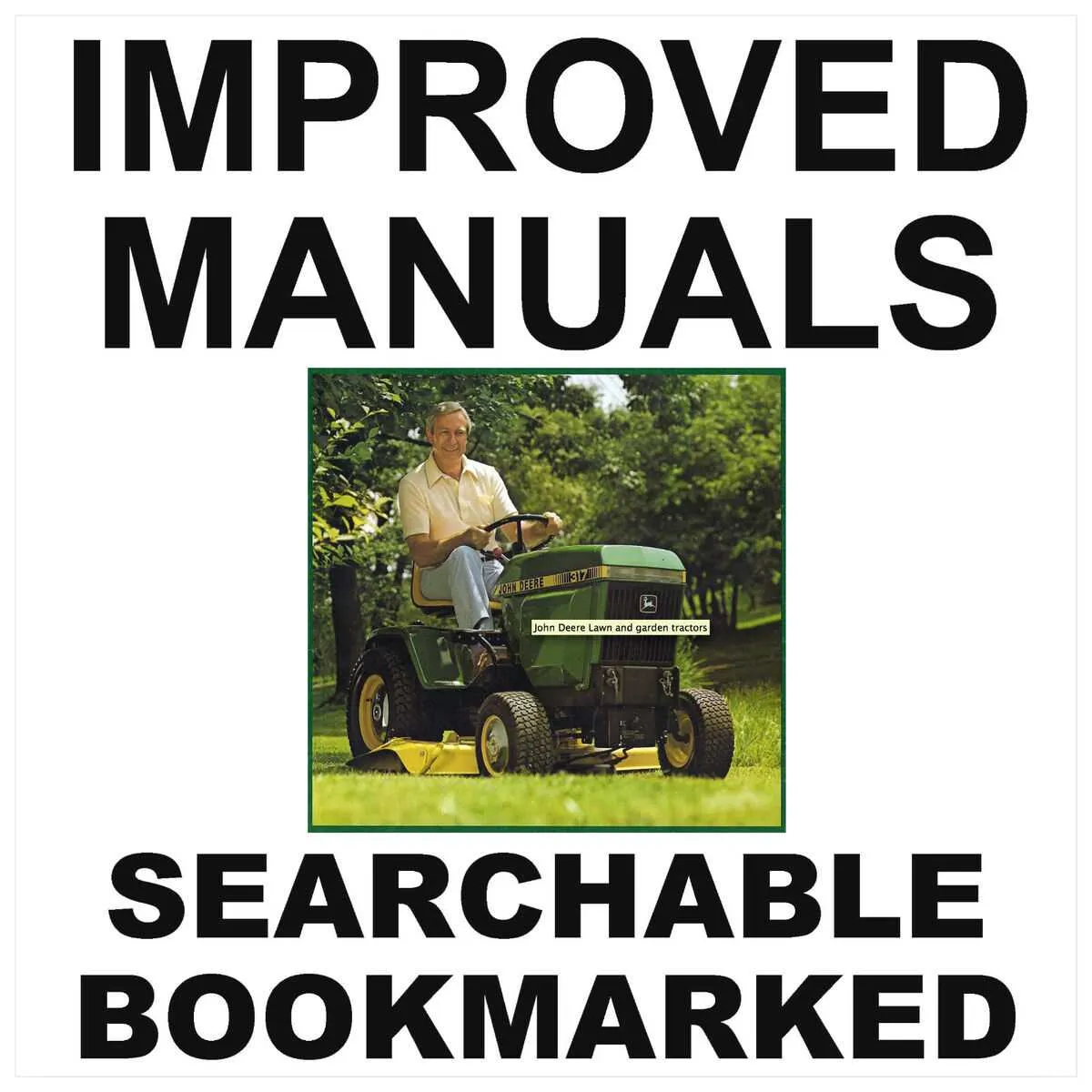 john deere 317 mower specs
