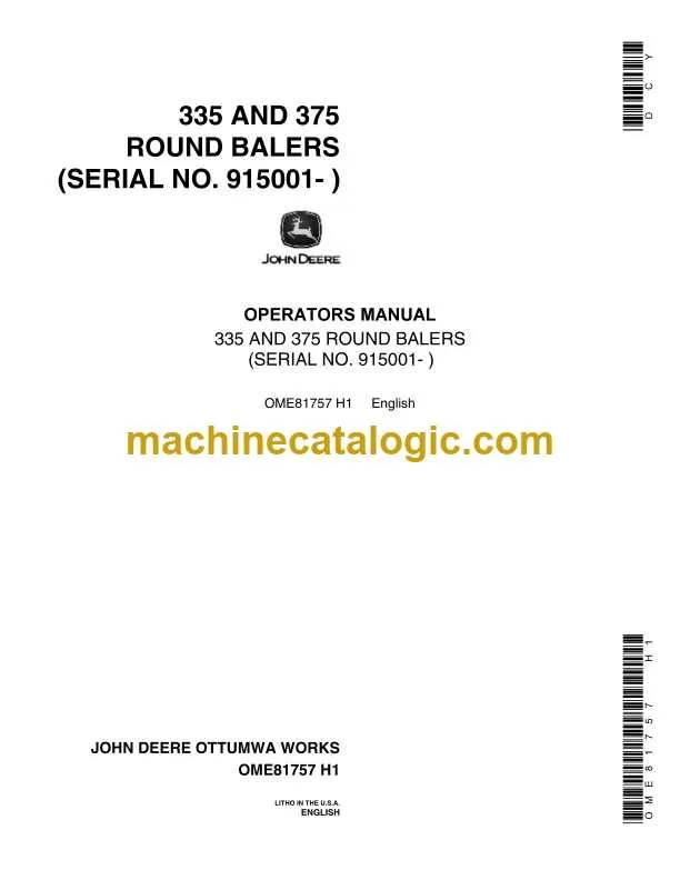john deere 335 ritchie specs john deere 335 ritchie specs