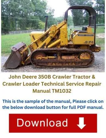john deere 350c crawler specs