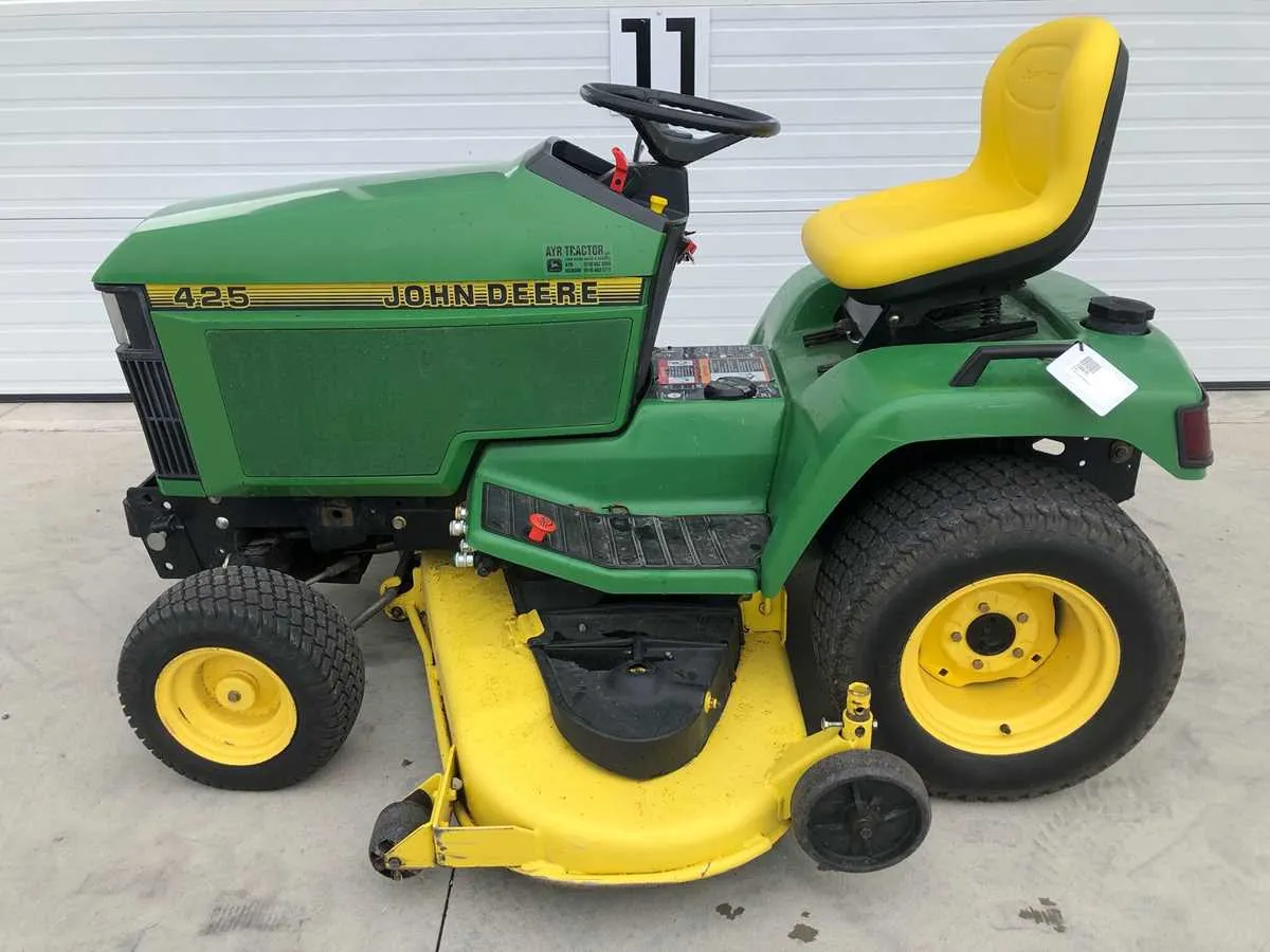 john deere 425 aws specs
