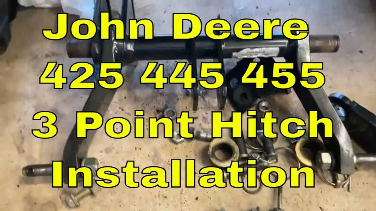 john deere 445 front quick hitch specs