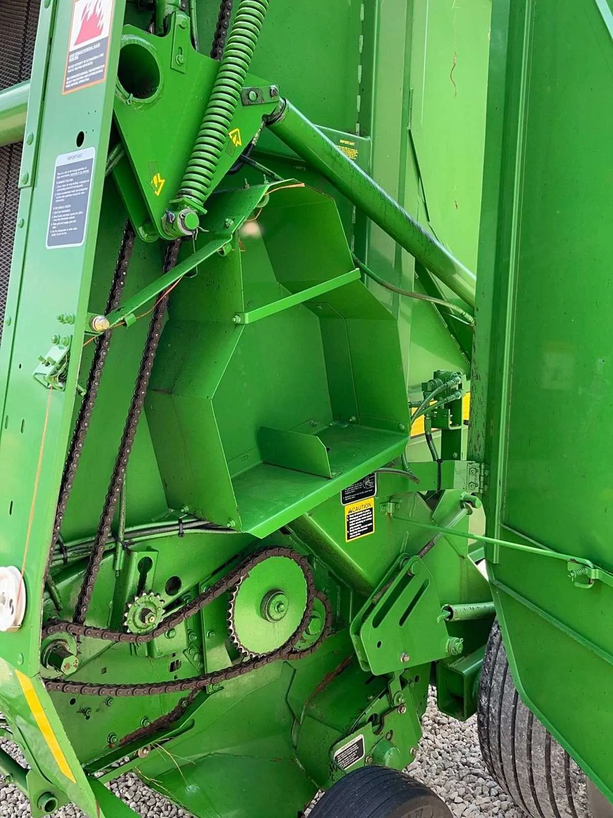 john deere 457 round baler specs