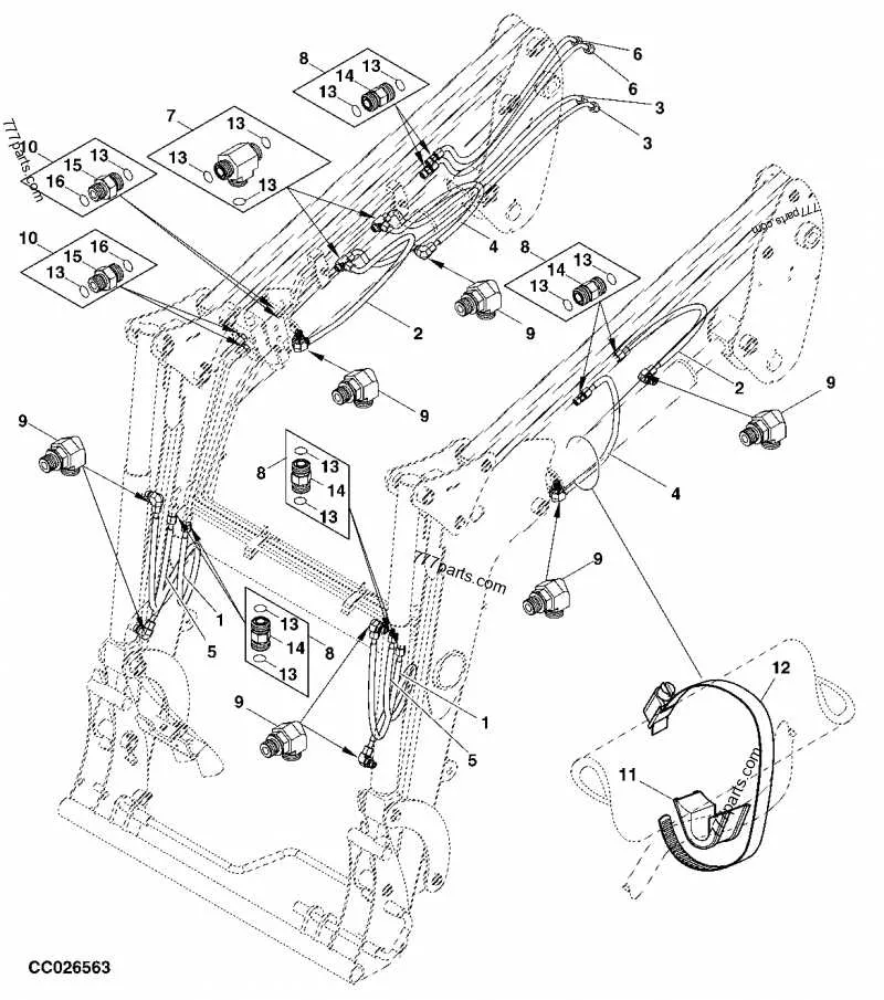 john deere 631 loader specs