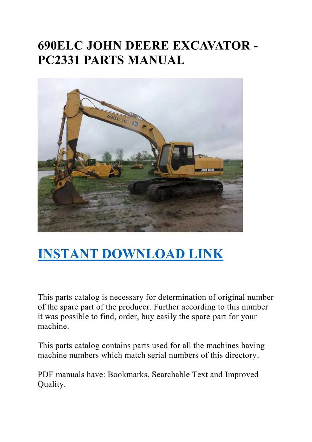 john deere 690elc specs john deere 690elc specs