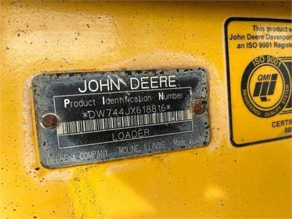 john deere 744j wheel loader specs