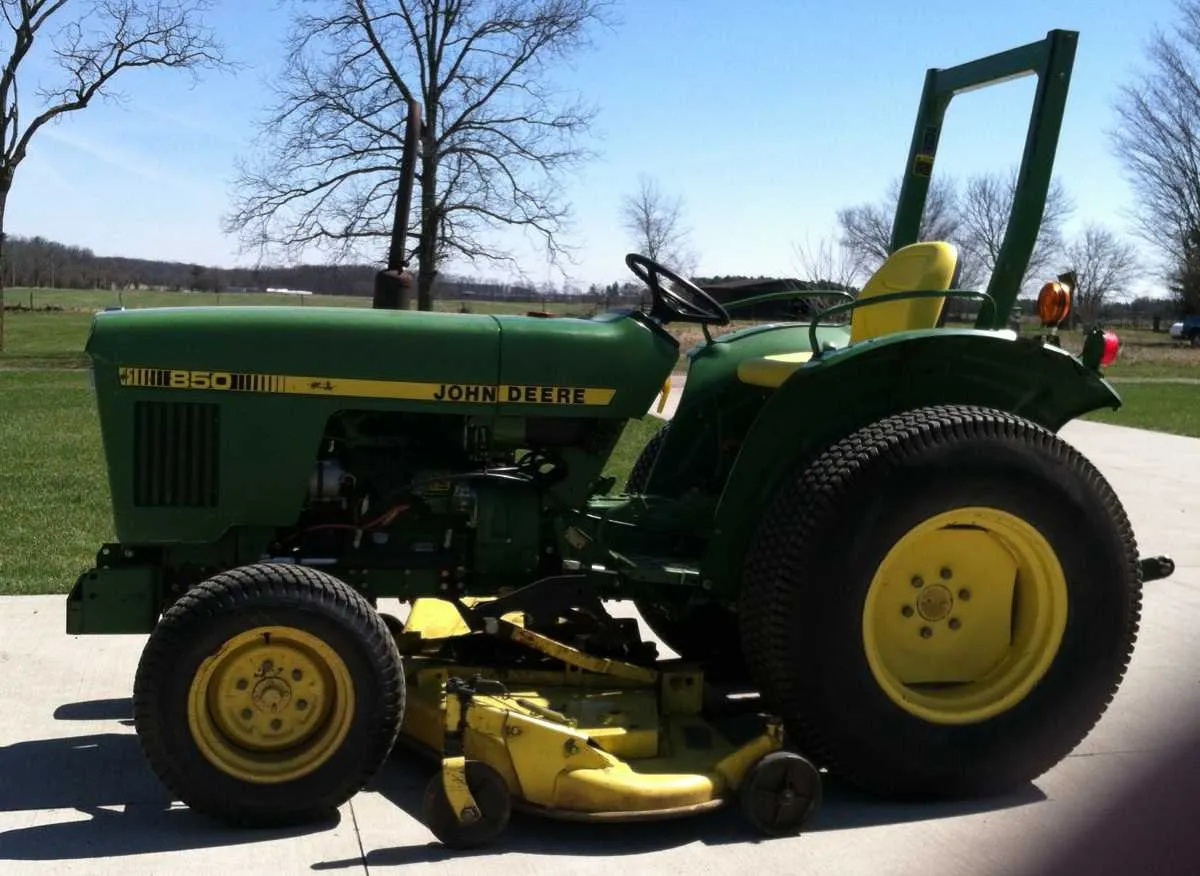 john deere 850 w loader specs