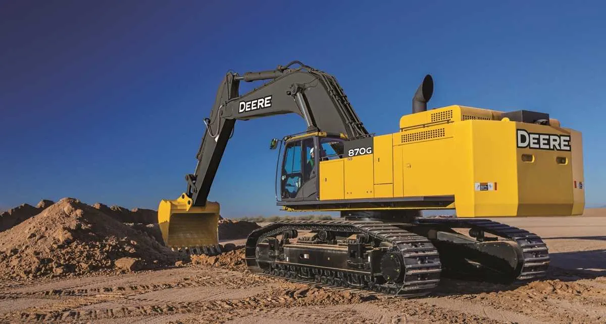 john deere 870 excavator specs