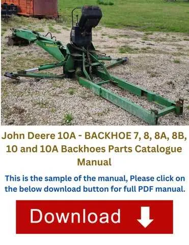 john deere 8b backhoe specs