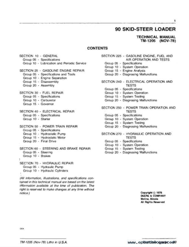 john deere 90 skid loader specs john deere 90 skid loader specs