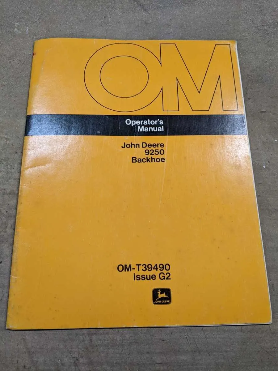 john deere 9250 backhoe specs