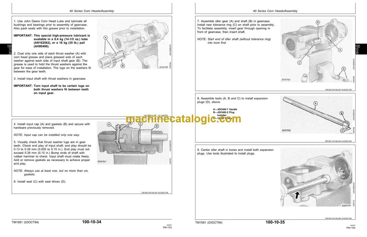 john deere corn head specs john deere corn head specs