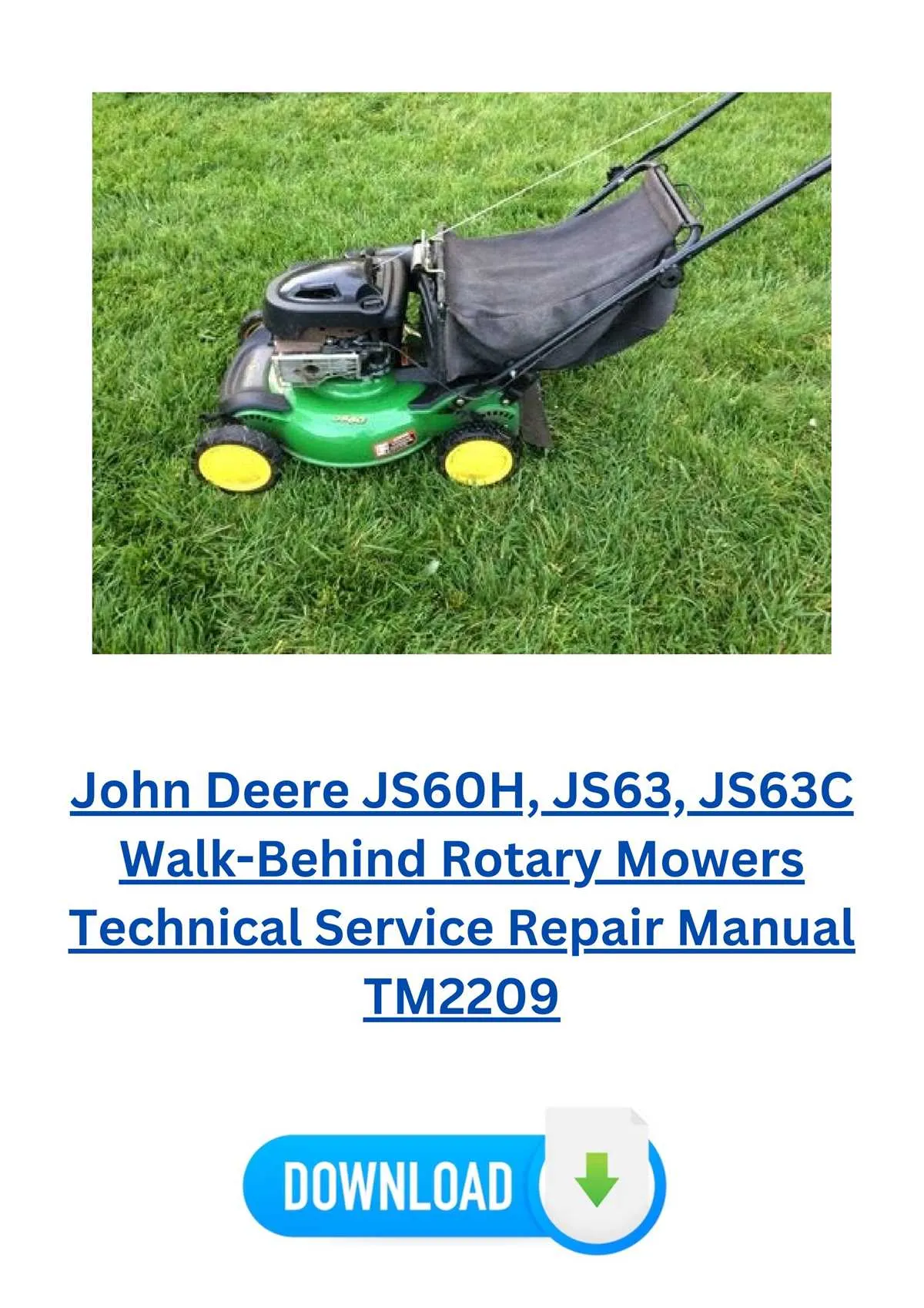 john deere js63c specs