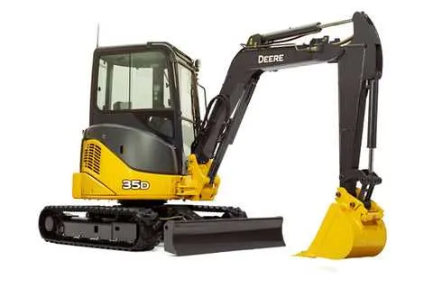 john deere mini excavator 35d specs