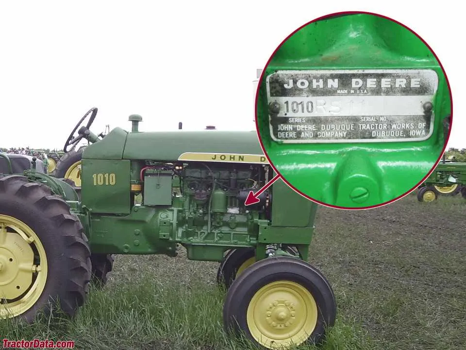 john deere model 1010 specs
