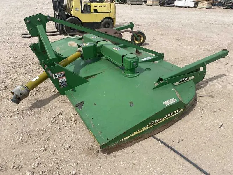 john deere mx10 cutter specs