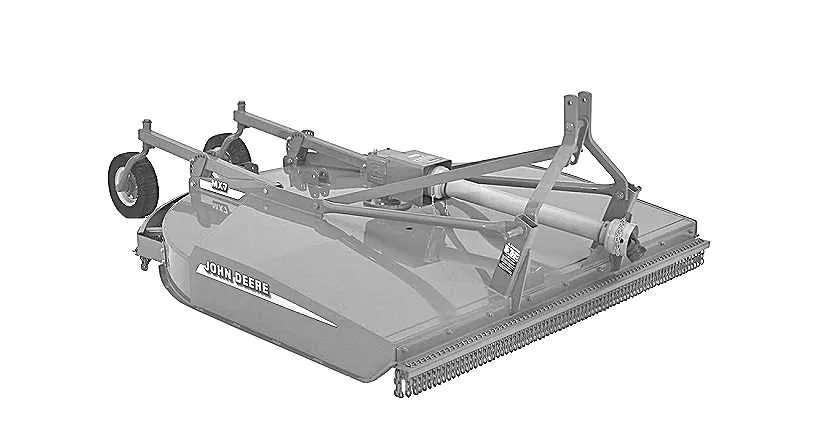 john deere mx6 mower specs