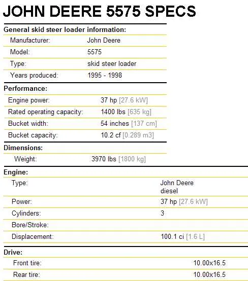 john deere skid steer 320 specs john deere skid steer 320 specs