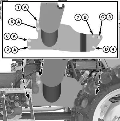 john deere torque specs mfwd front axle