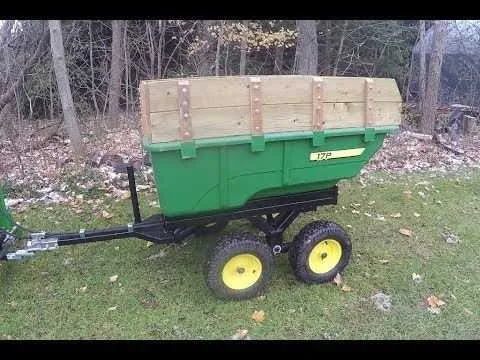 john deere trailer poly cart specs