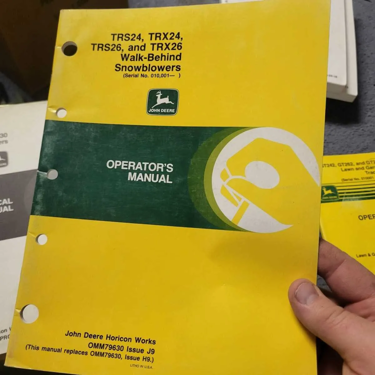 john deere trx24 snowblower specs john deere trx24 snowblower specs