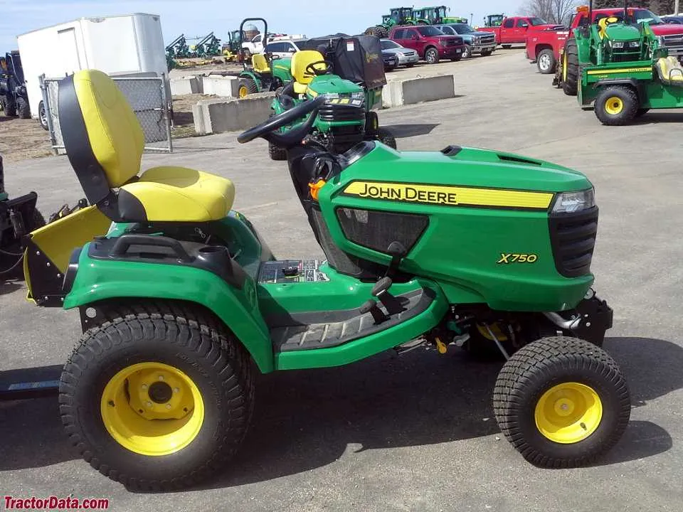 john deere x750 specs