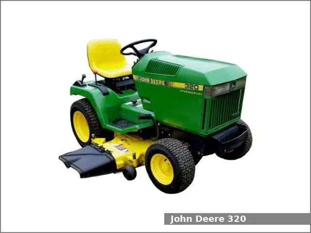 spec for john deere 300 mower