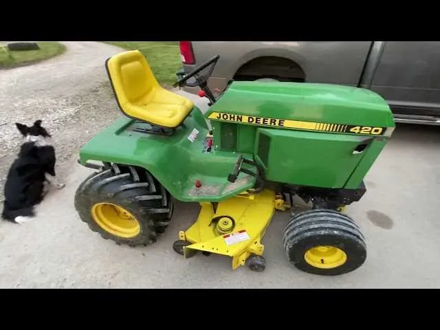 spec for john deere 420 mower
