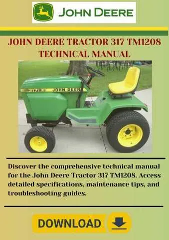 specs for johne deere 317 specs for johne deere 317