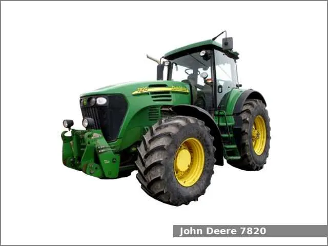 specs on john deere 7820