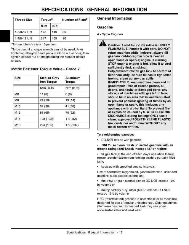 torque spec for john deere gator xuv torque spec for john deere gator xuv