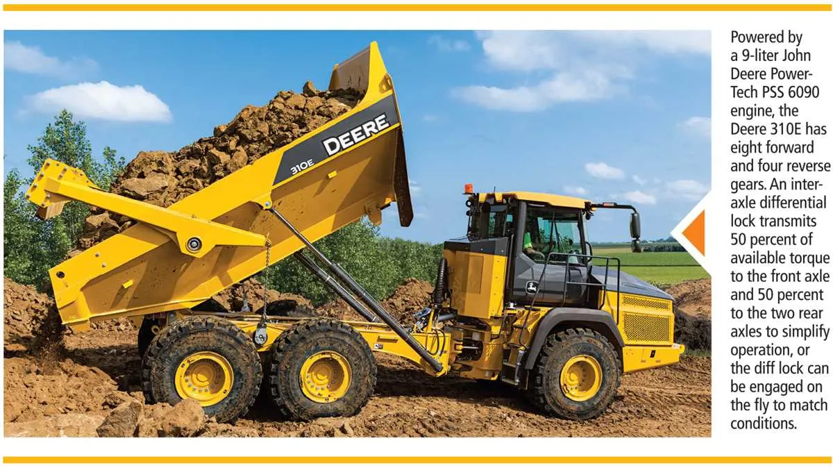 john deere 310e truck specs